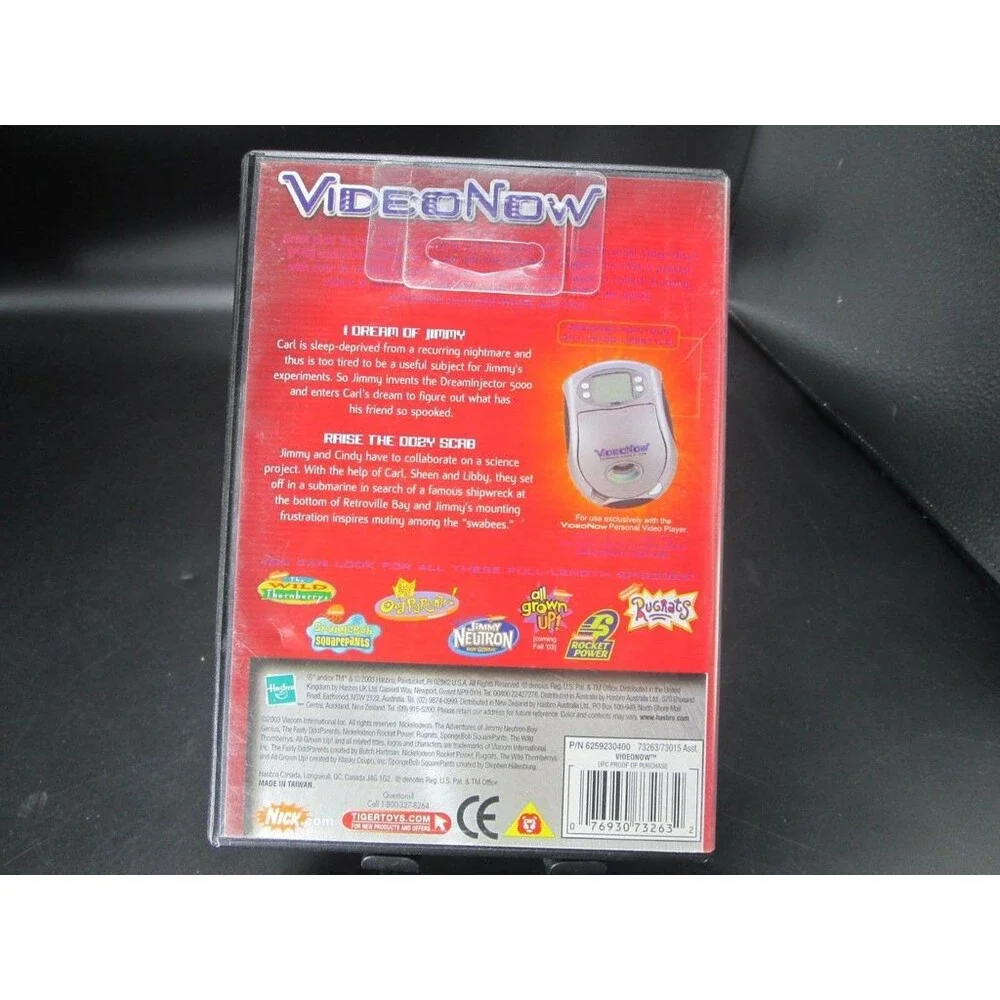 THE ADVENTURES OF JIMMY NEUTRON BOY GENIUS VIDEO NOW TESTED PLASTIC HAS TEARS